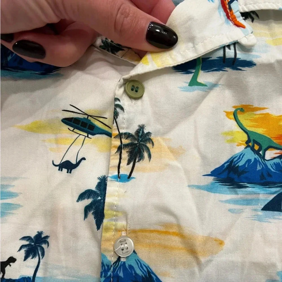 Paul Smith Junior Dinosaur Hawaiian Aloha Shirt - Picture 2 of 6